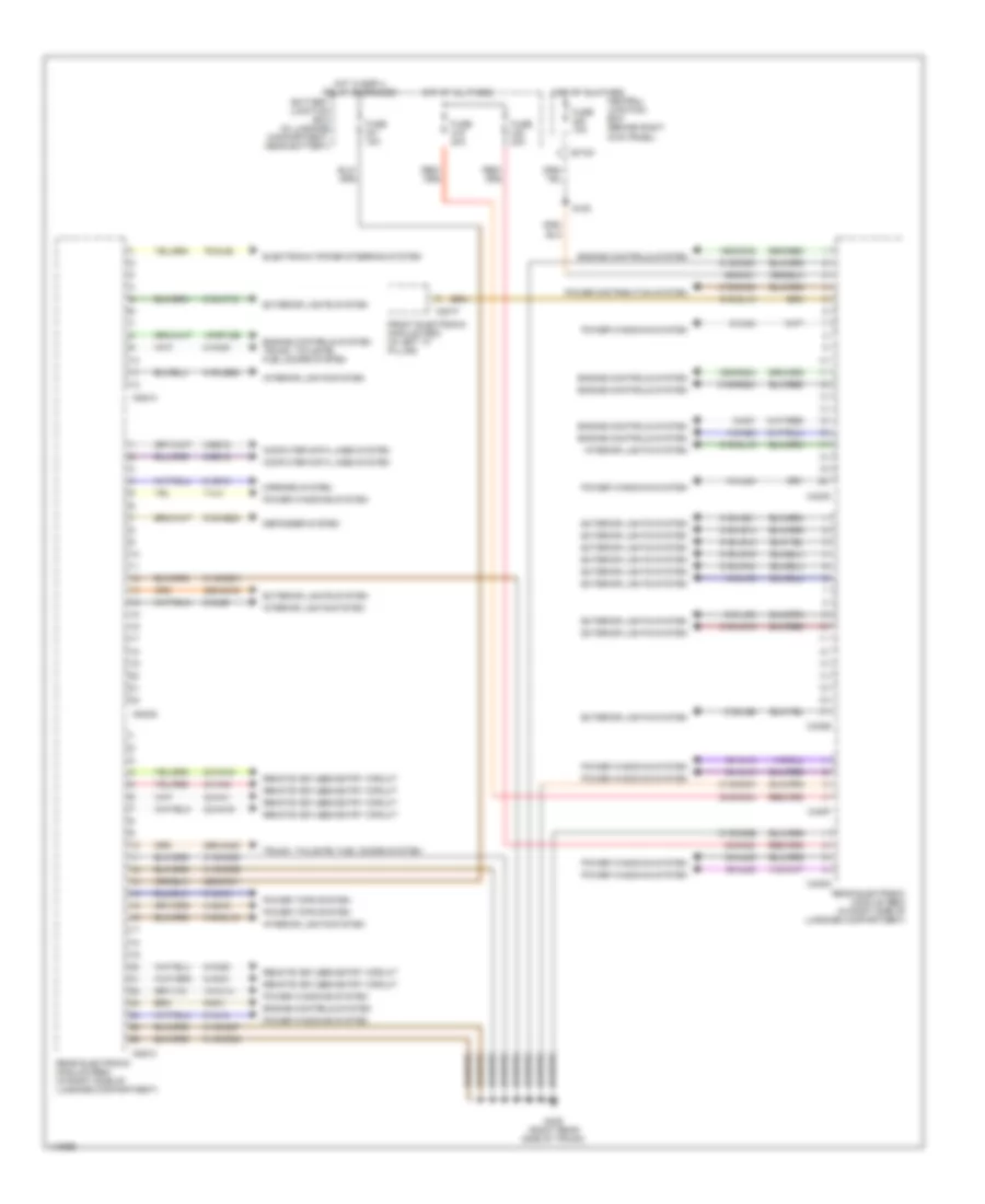 Body Control Modules Wiring Diagram 2 of 2 for Lincoln LS 2001
