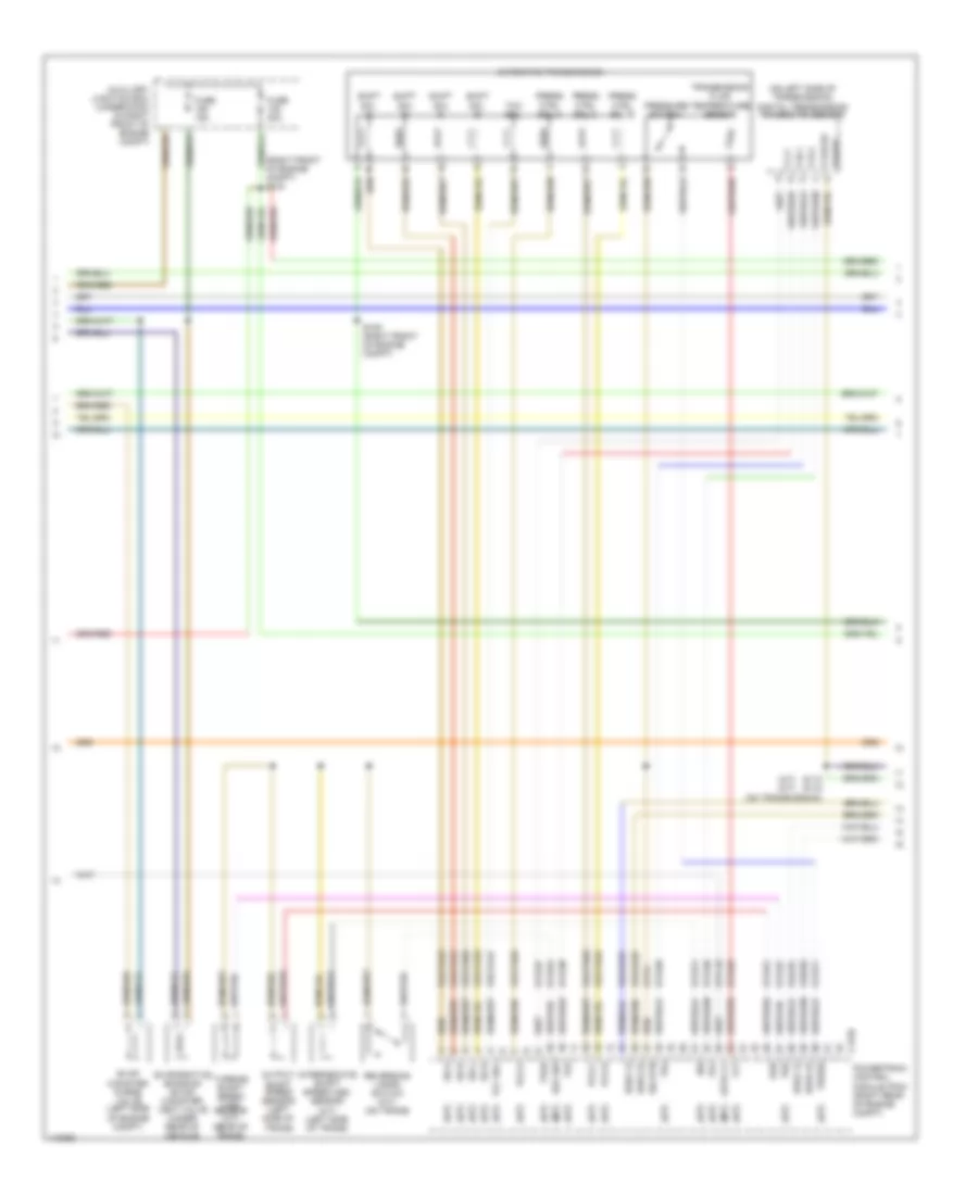 3.9L, Engine Performance Wiring Diagram (2 of 4) for Lincoln LS 2001