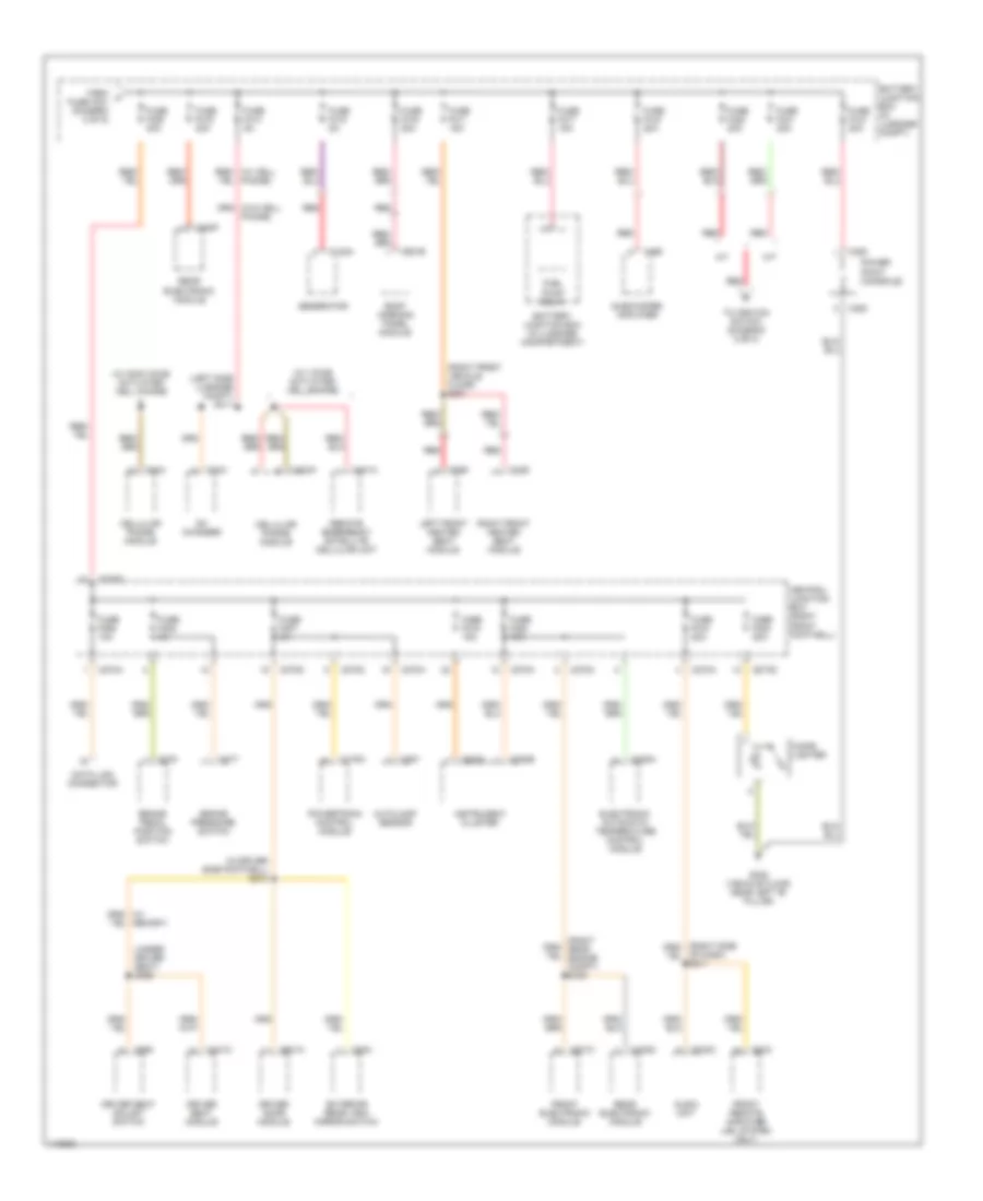Power Distribution Wiring Diagram 3 of 5 for Lincoln LS 2001