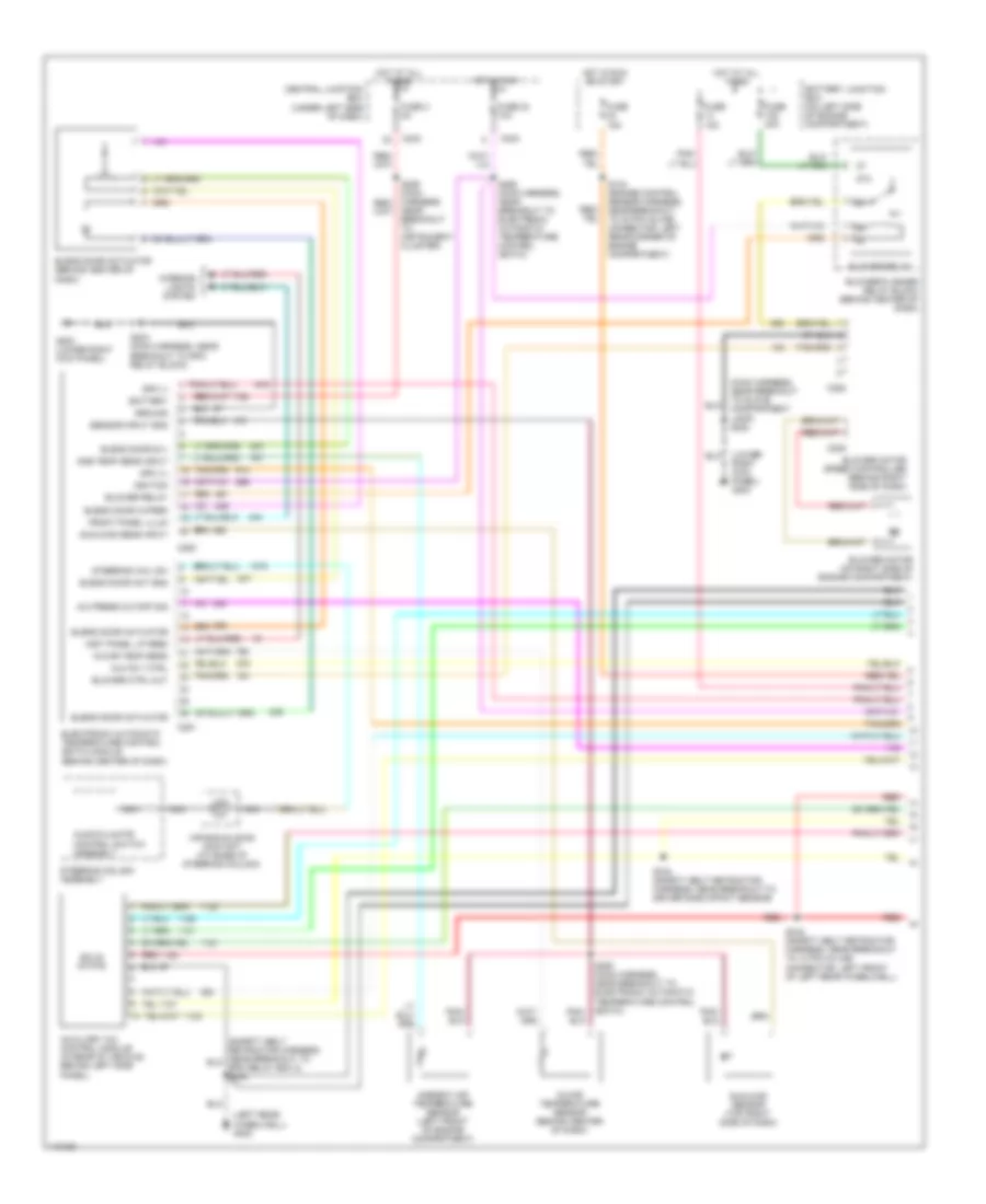 Automatic A C Wiring Diagram 1 of 3 for Lincoln Navigator 2001