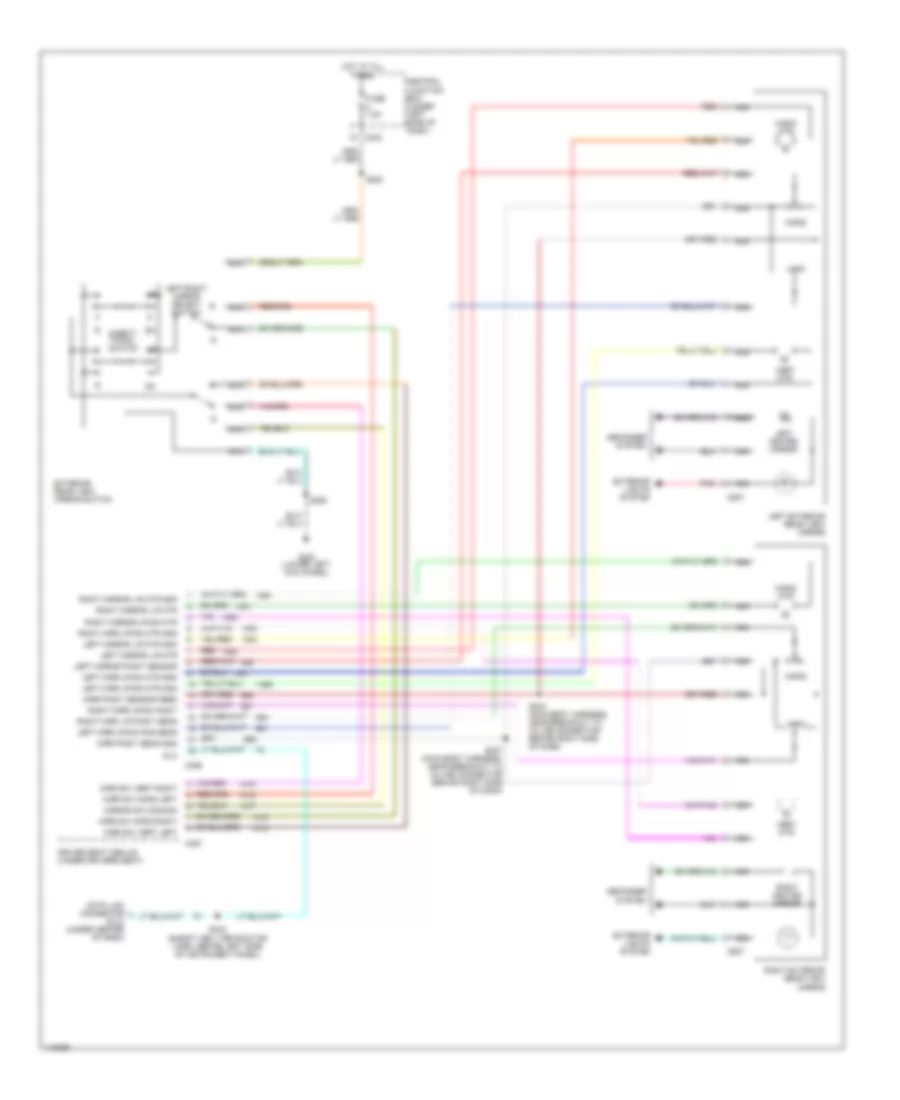 Memory Mirrors Wiring Diagram for Lincoln Navigator 2001
