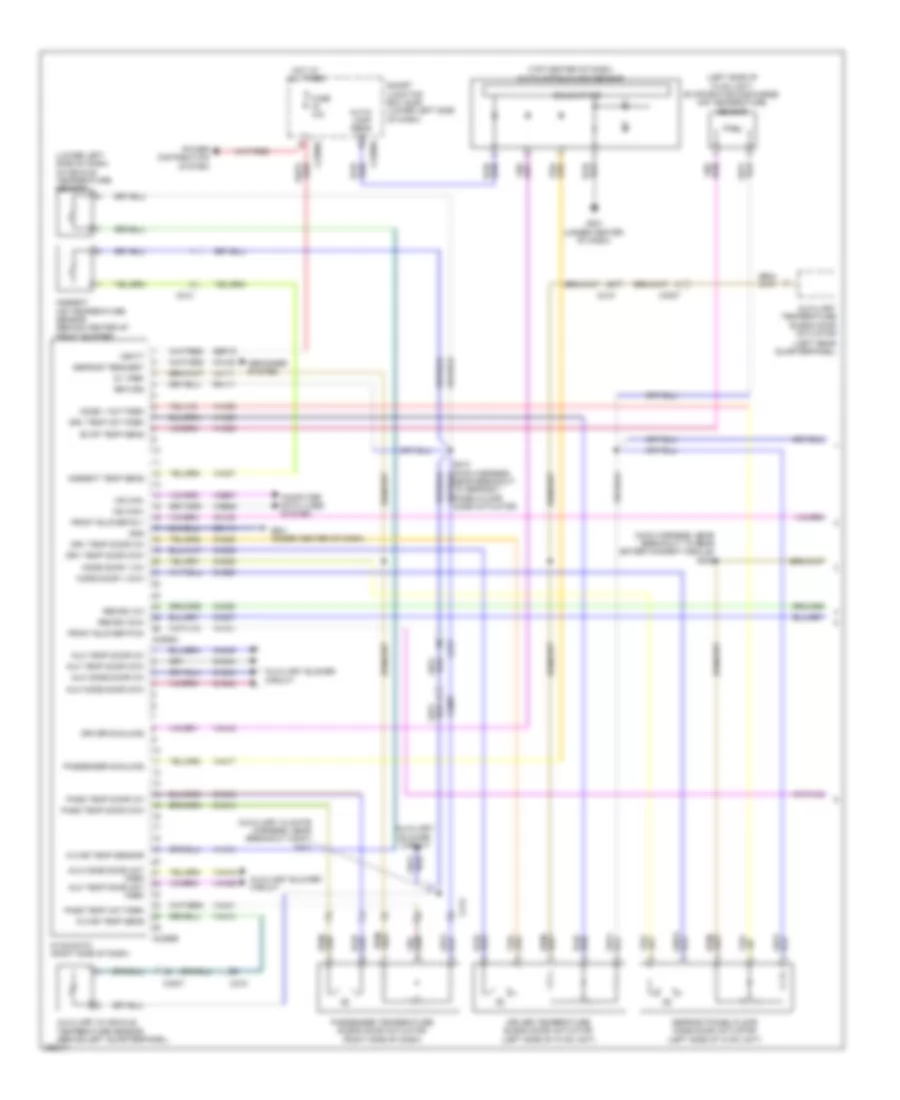 Automatic AC Wiring Diagram (1 of 2) for Lincoln MKT 2012