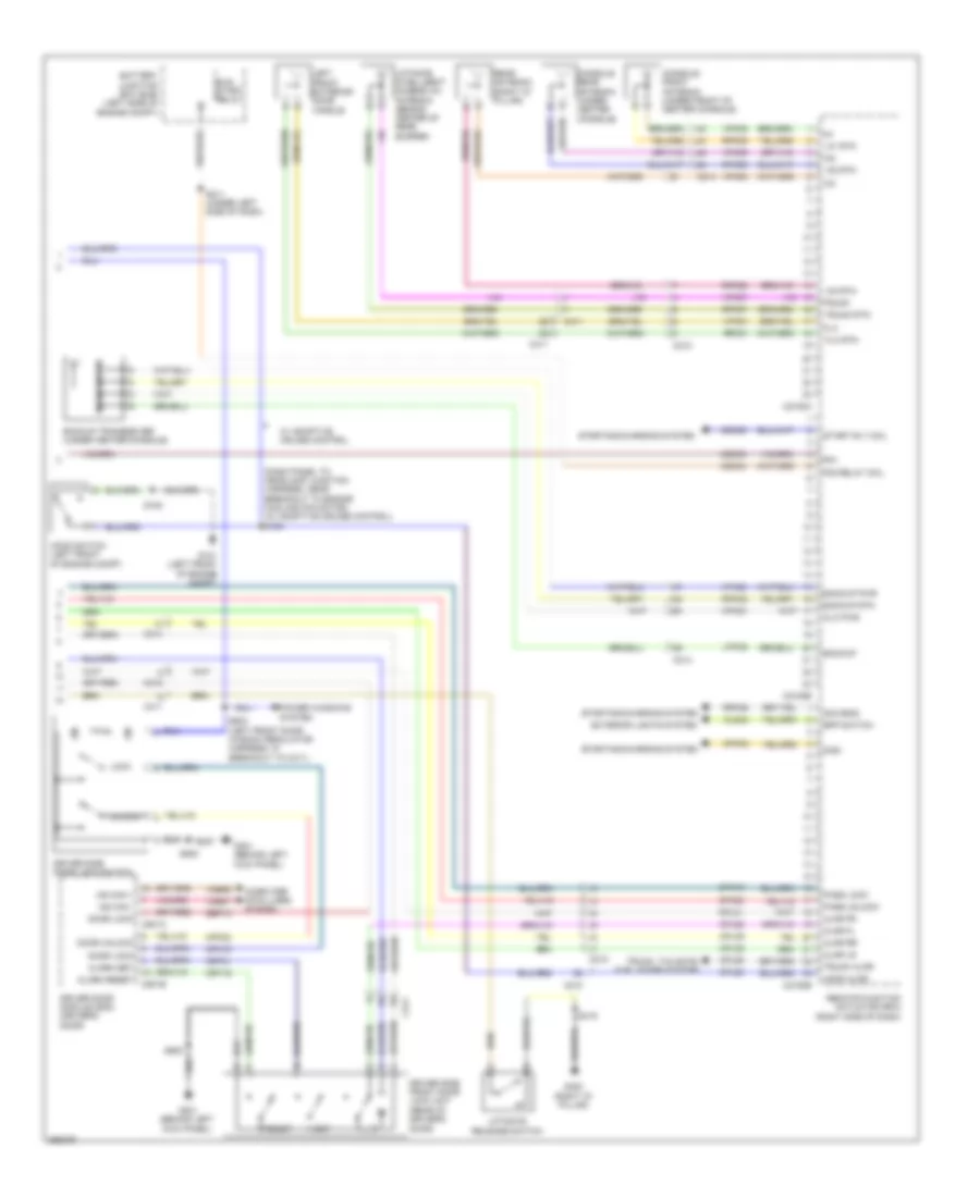 Forced Entry Wiring Diagram 2 of 2 for Lincoln MKT 2012