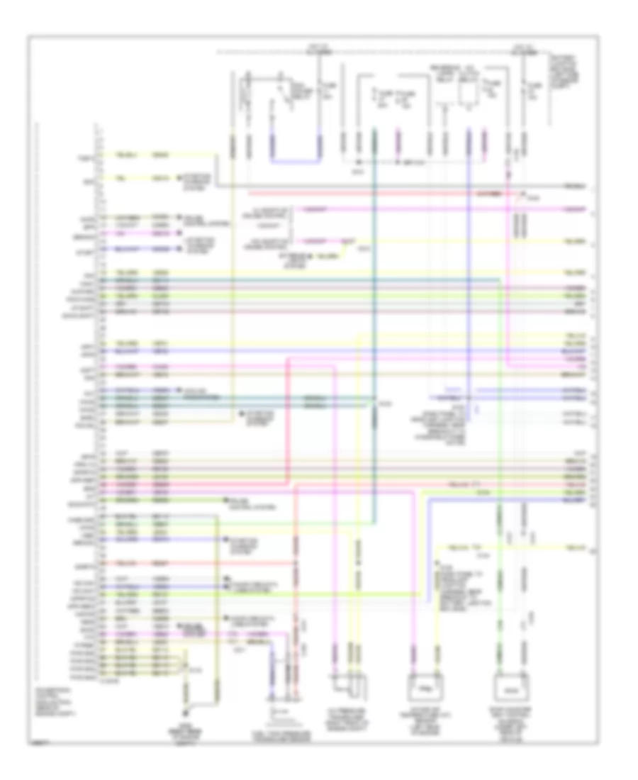 3 5L Twin Turbo Engine Performance Wiring Diagram 1 of 6 for Lincoln MKT 2012