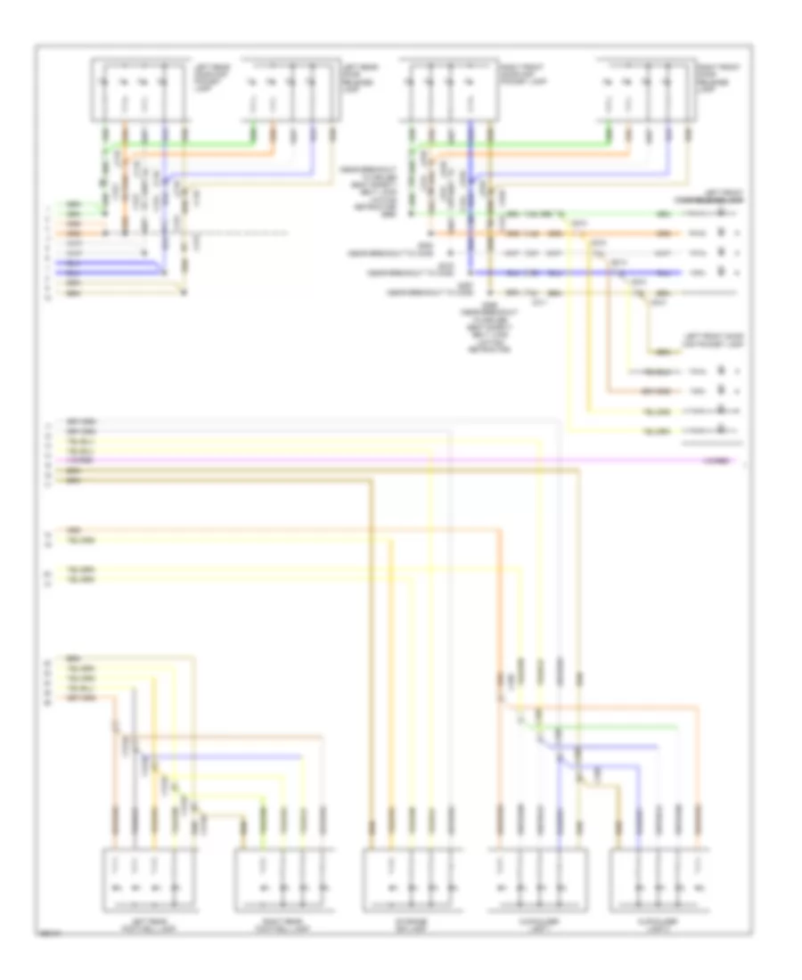 Courtesy Lamps Wiring Diagram (2 of 3) for Lincoln MKT 2012
