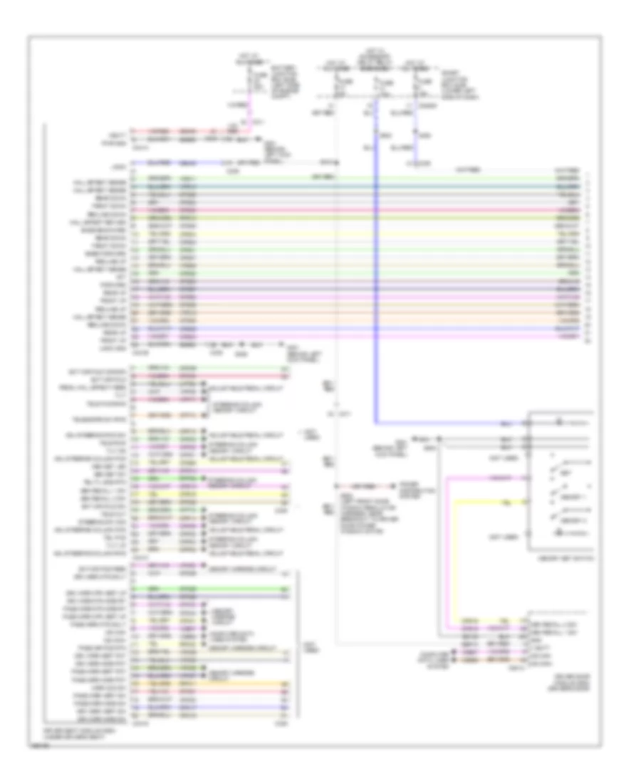 Driver s Memory Seat Wiring Diagram 1 of 2 for Lincoln MKT 2012