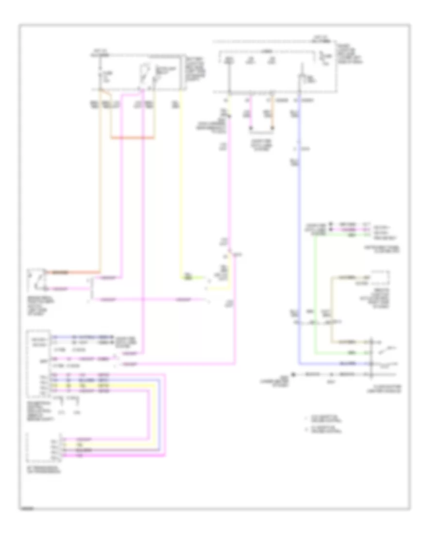 Shift Interlock Wiring Diagram for Lincoln MKT 2012