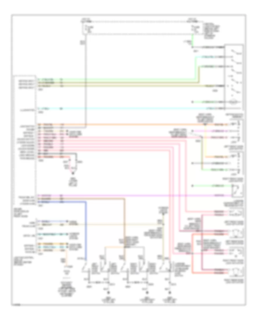 Forced Entry Wiring Diagram for Lincoln Town Car Cartier 2001