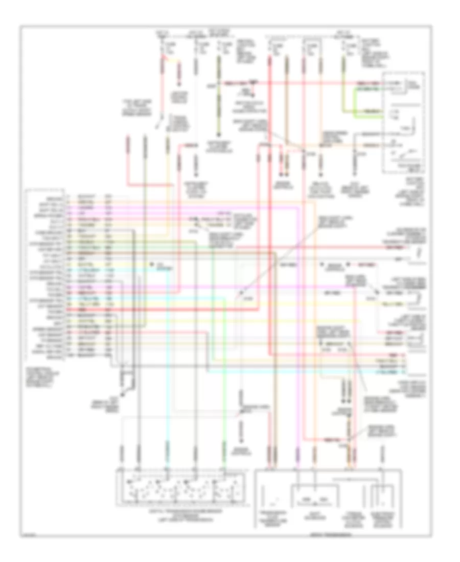 AT Wiring Diagram for Lincoln Town Car Cartier 2001