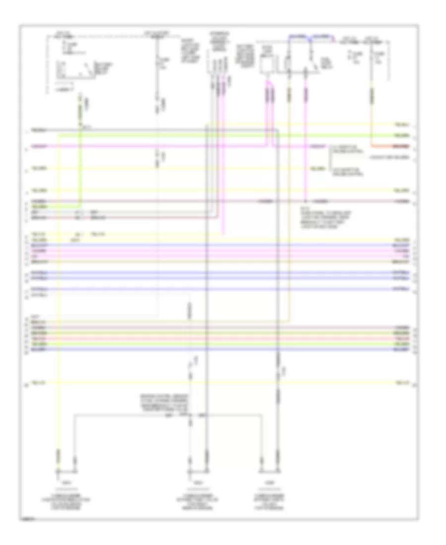 3.5L Twin Turbo, Engine Performance Wiring Diagram (2 of 6) for Lincoln MKT EcoBoost 2012