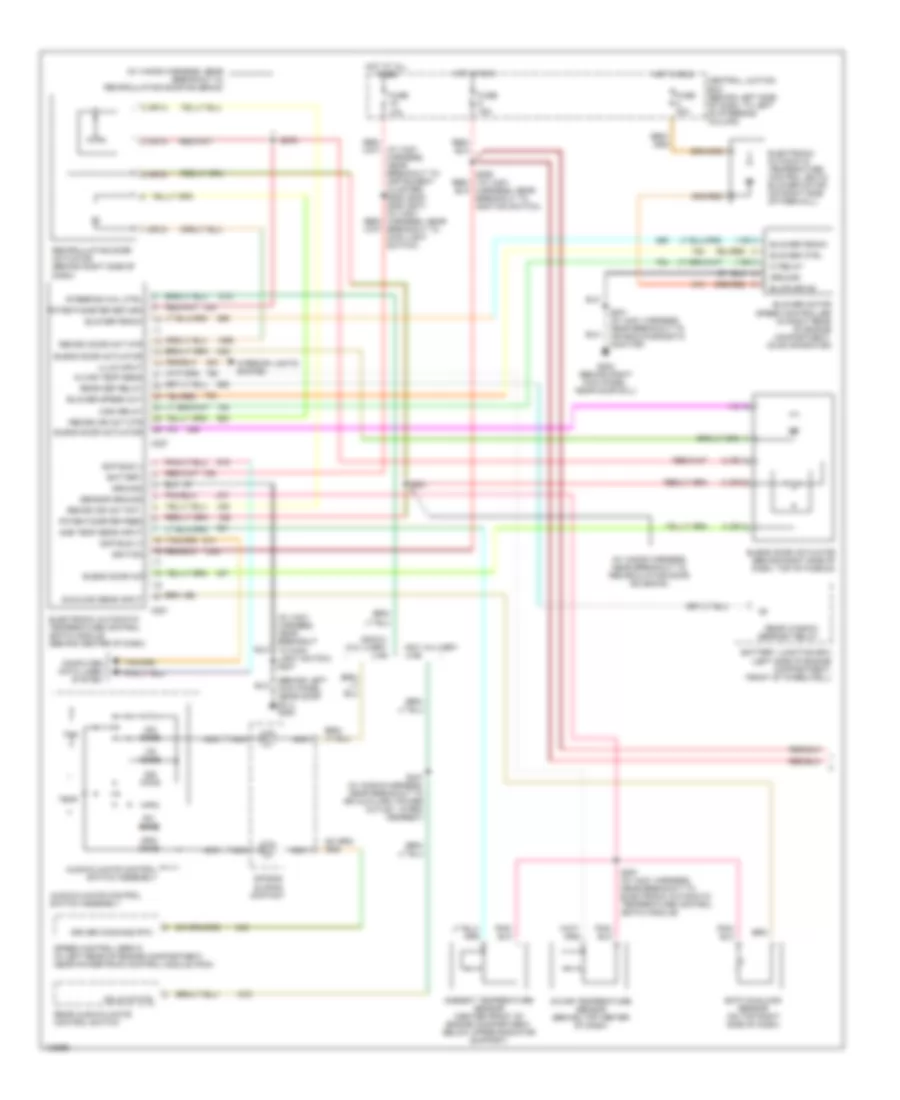 Automatic A C Wiring Diagram 1 of 2 for Lincoln Town Car Cartier L 2001