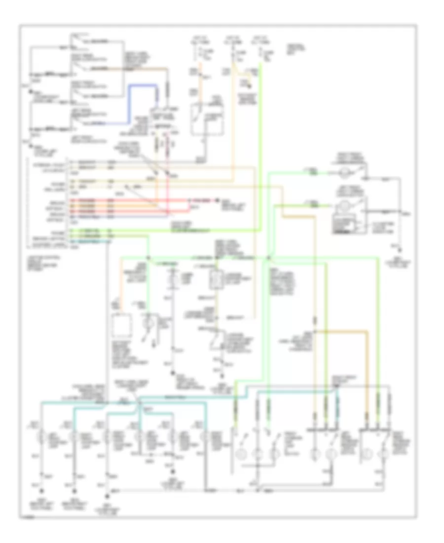 Courtesy Lamps Wiring Diagram for Lincoln Town Car Cartier L 2001