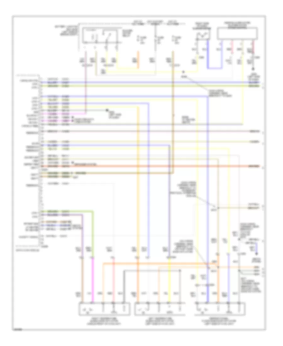 Automatic A C Wiring Diagram 1 of 3 for Lincoln MKX 2012