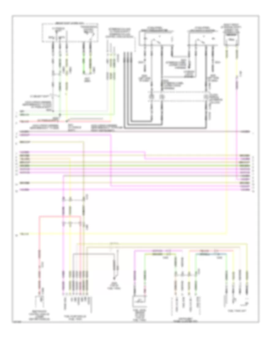 3.7L, Engine Performance Wiring Diagram (2 of 6) for Lincoln MKX 2012