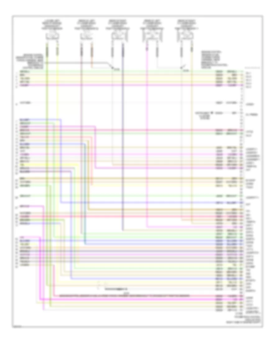 3.7L, Engine Performance Wiring Diagram (6 of 6) for Lincoln MKX 2012