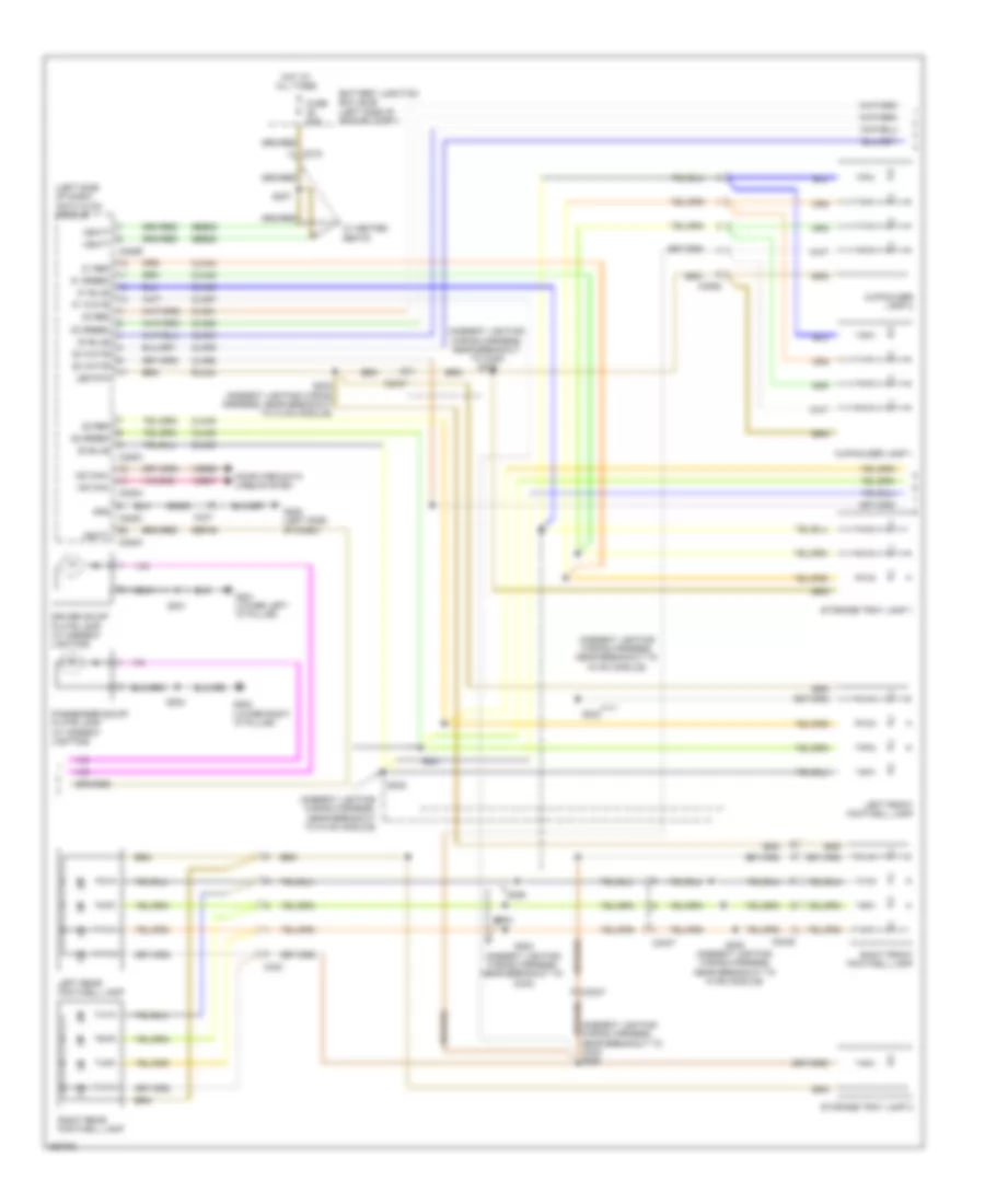 Courtesy Lamps Wiring Diagram 2 of 3 for Lincoln MKX 2012