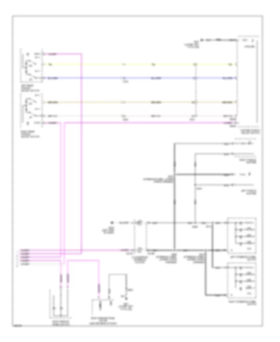 Instrument Illumination Wiring Diagram 2 of 2 for Lincoln MKX 2012