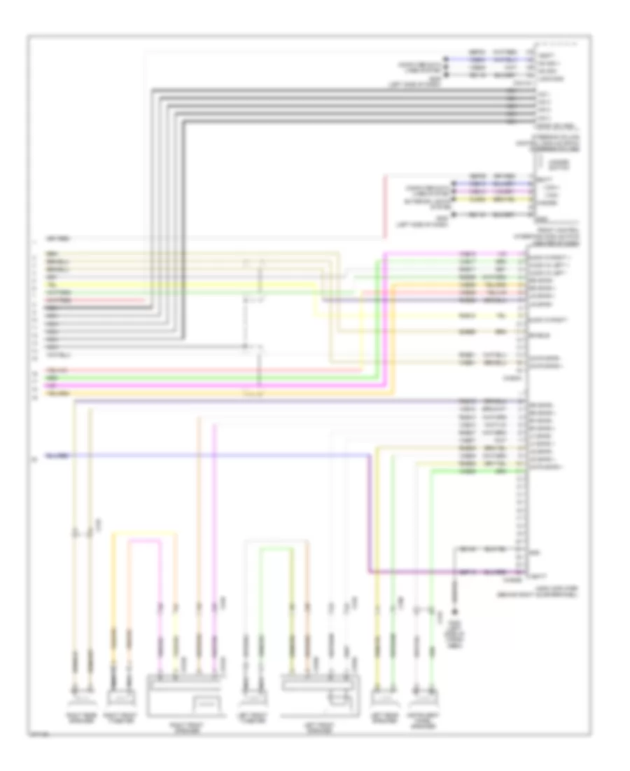 Premium Radio Wiring Diagram (2 of 2) for Lincoln MKX 2012