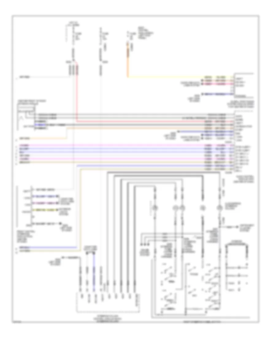 SYNC Radio Wiring Diagram, with SYNC GEN 2 (2 of 2) for Lincoln MKX 2012
