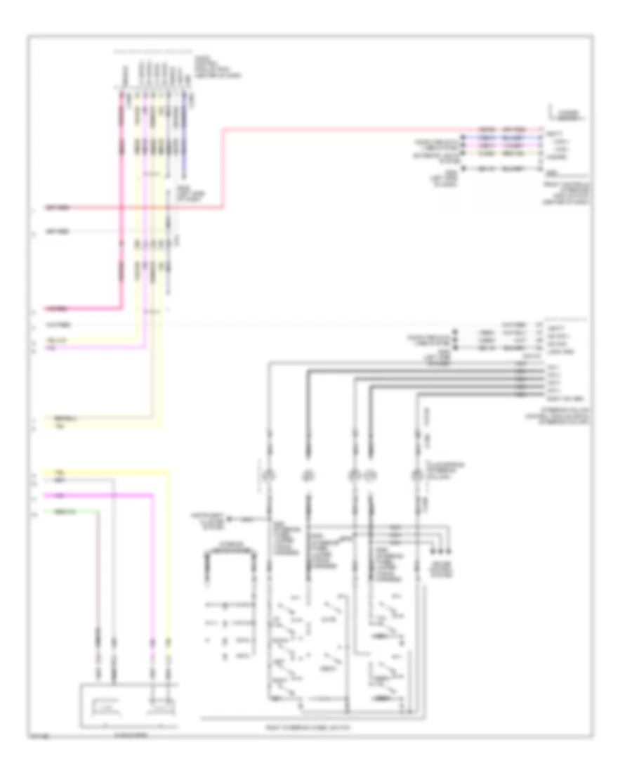THX Audio Radio Wiring Diagram 2 of 2 for Lincoln MKX 2012