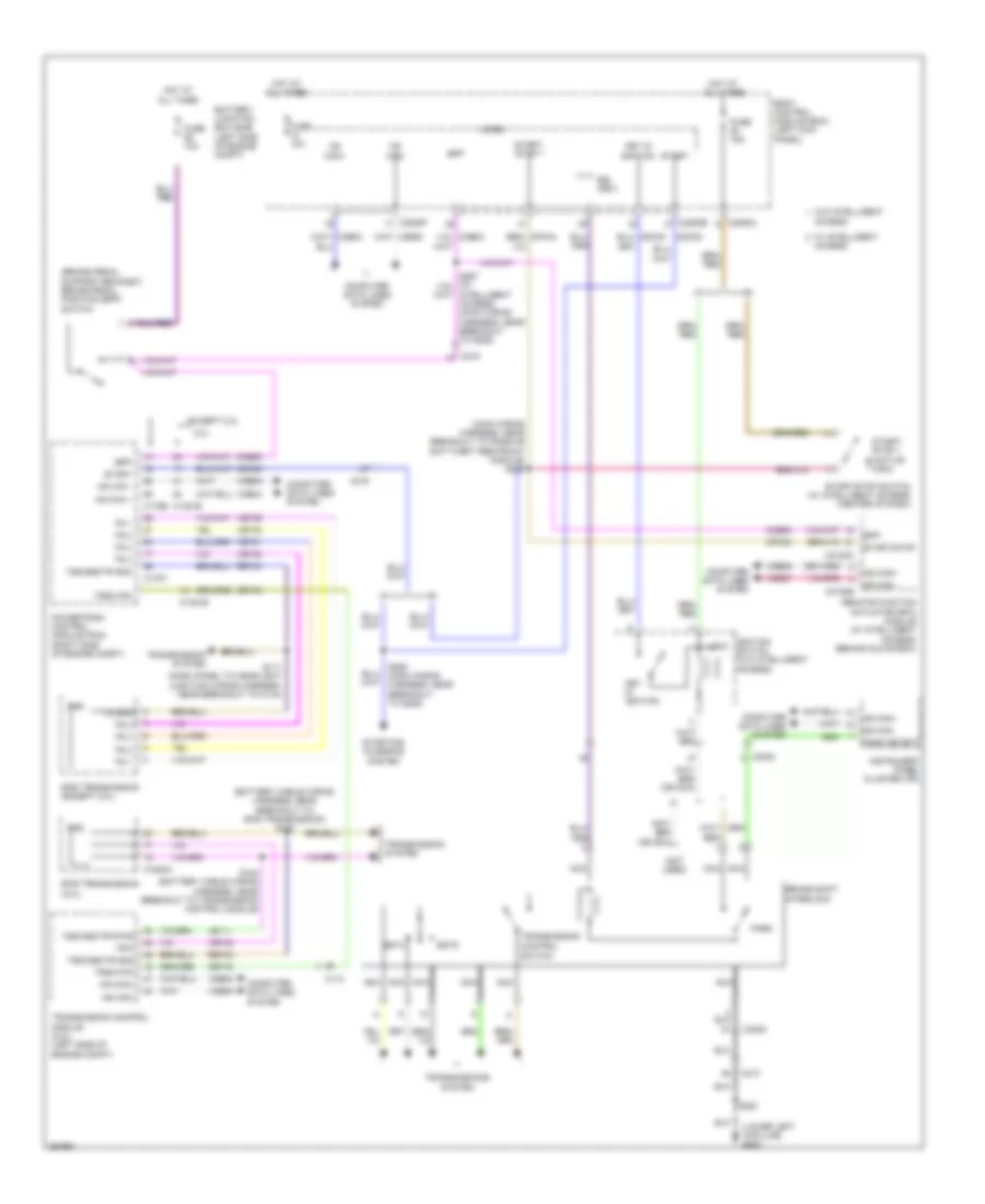 Shift Interlock Wiring Diagram for Lincoln MKX 2012