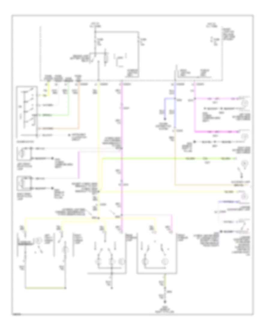 Courtesy Lamps Wiring Diagram 1 of 3 for Lincoln MKZ 2012