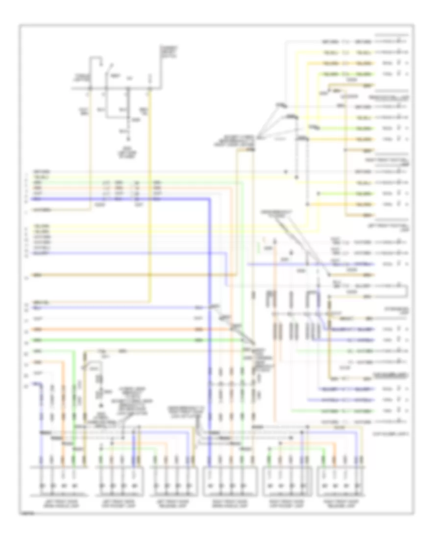 Courtesy Lamps Wiring Diagram 3 of 3 for Lincoln MKZ 2012