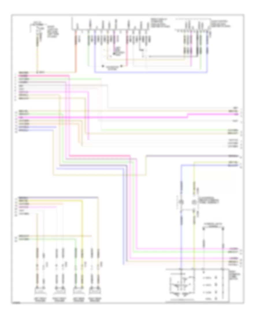 Navigation Wiring Diagram 2 of 3 for Lincoln MKZ 2012