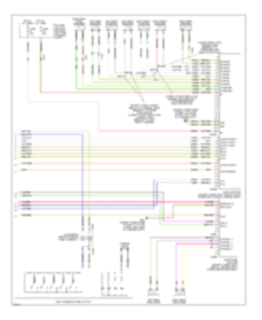 Premium Radio Wiring Diagram (2 of 2) for Lincoln MKZ 2012
