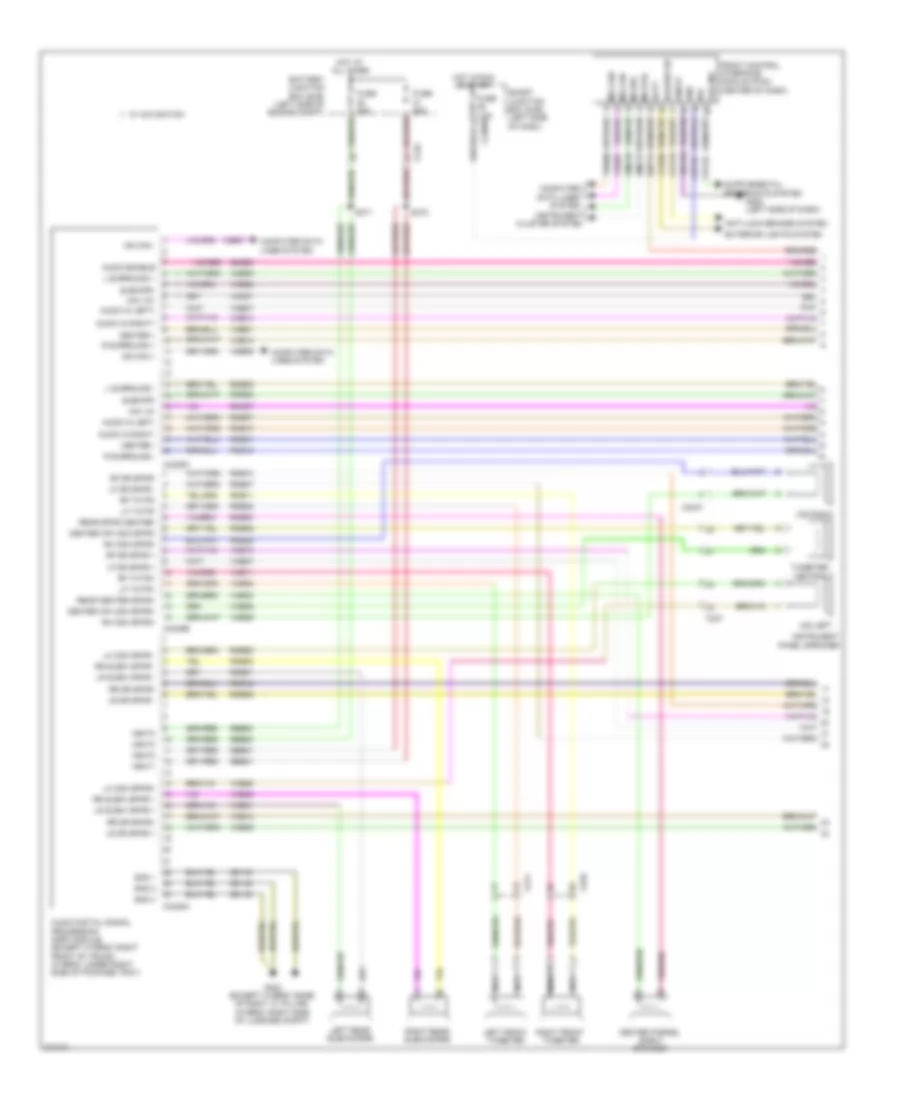 THX Audio Radio Wiring Diagram 1 of 3 for Lincoln MKZ 2012