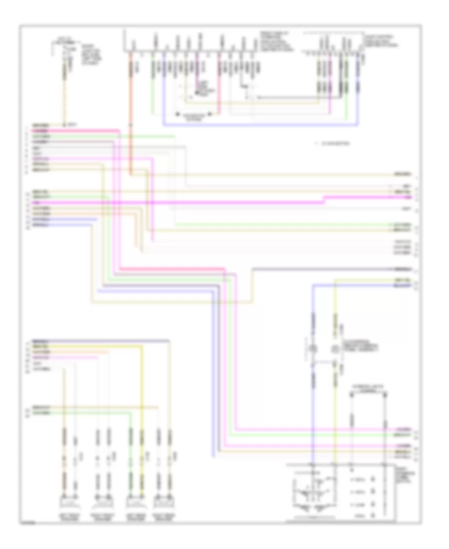 THX Audio Radio Wiring Diagram 2 of 3 for Lincoln MKZ 2012