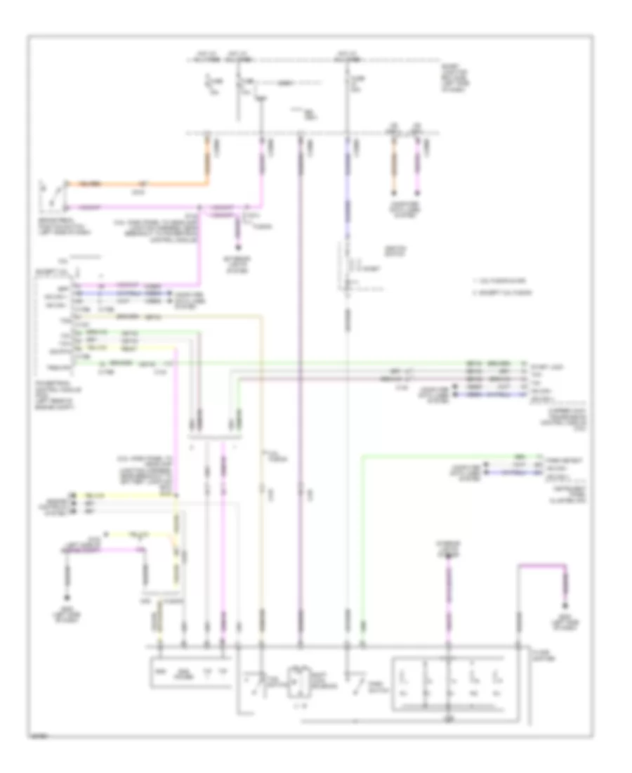 Shift Interlock Wiring Diagram for Lincoln MKZ 2012