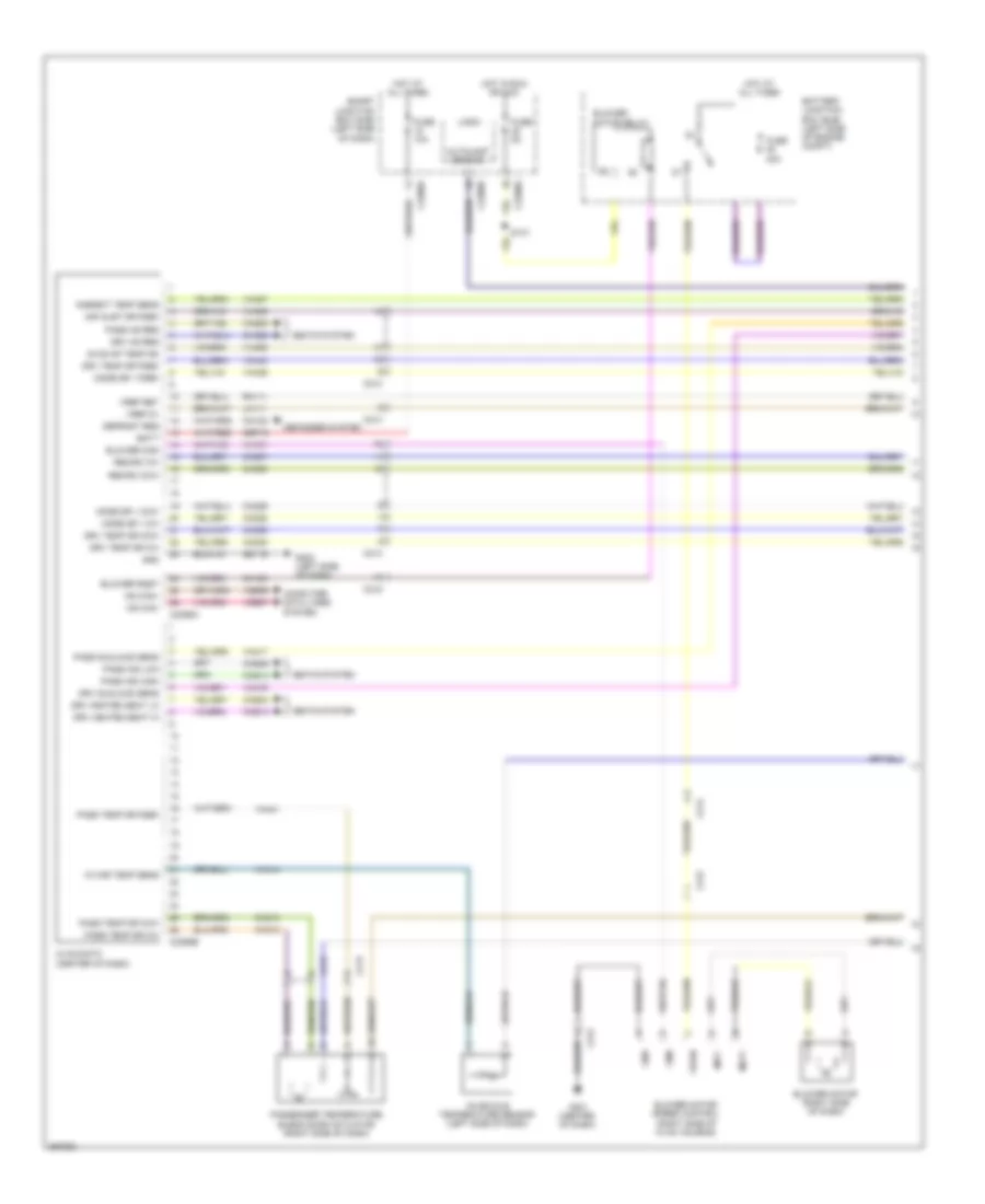 Электросхема кондиционера, Кроме Гибрида (1 из 3) для Lincoln MKZ Hybrid 2012