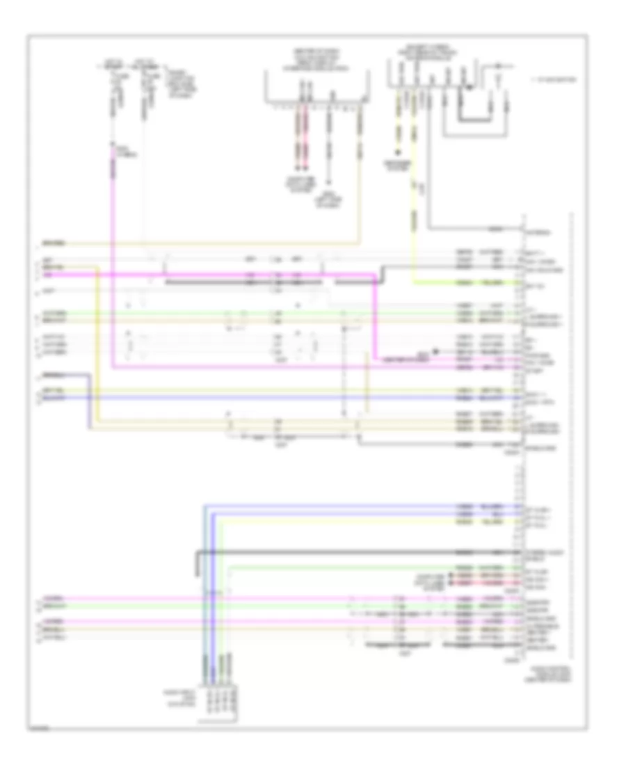 THX Audio Radio Wiring Diagram 3 of 3 for Lincoln MKZ Hybrid 2012