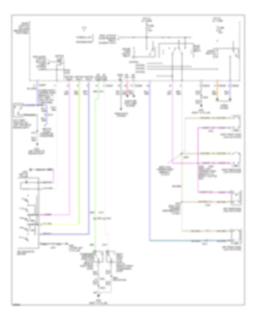 Forced Entry Wiring Diagram (2 of 2) for Lincoln Navigator 2012