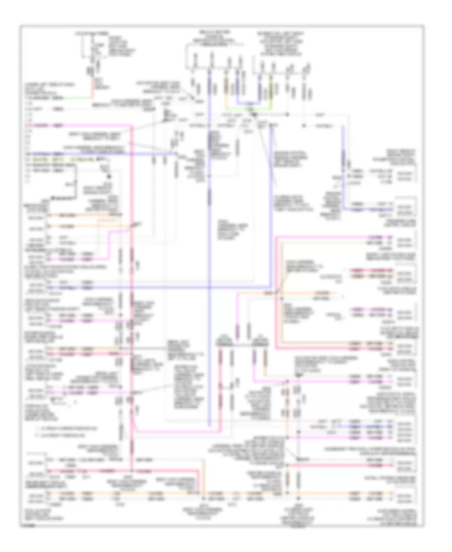 Computer Data Lines Wiring Diagram for Lincoln Navigator 2012