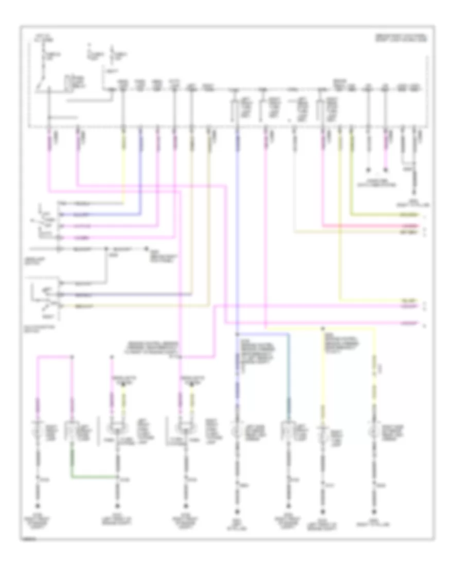 Exterior Lamps Wiring Diagram 1 of 2 for Lincoln Navigator 2012