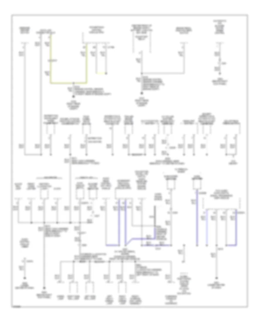 Ground Distribution Wiring Diagram (2 of 5) for Lincoln Navigator 2012