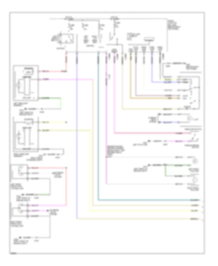 Headlights Wiring Diagram 1 of 2 for Lincoln Navigator 2012