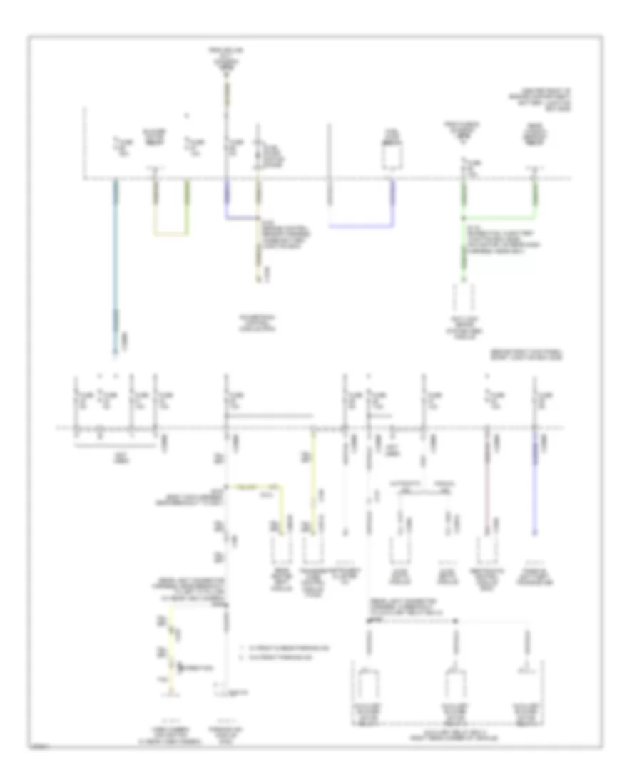 Power Distribution Wiring Diagram (5 of 5) for Lincoln Navigator 2012