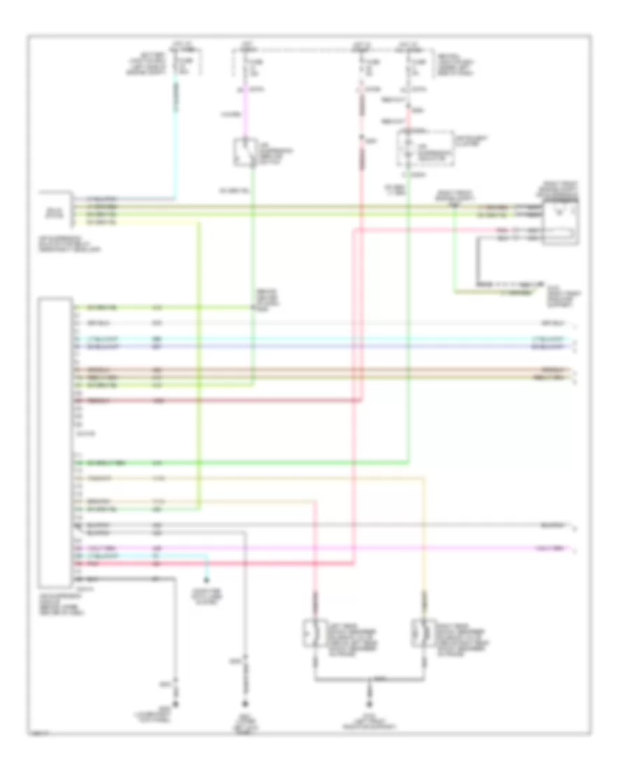 Electronic Suspension Wiring Diagram 1 of 2 for Lincoln Blackwood 2002