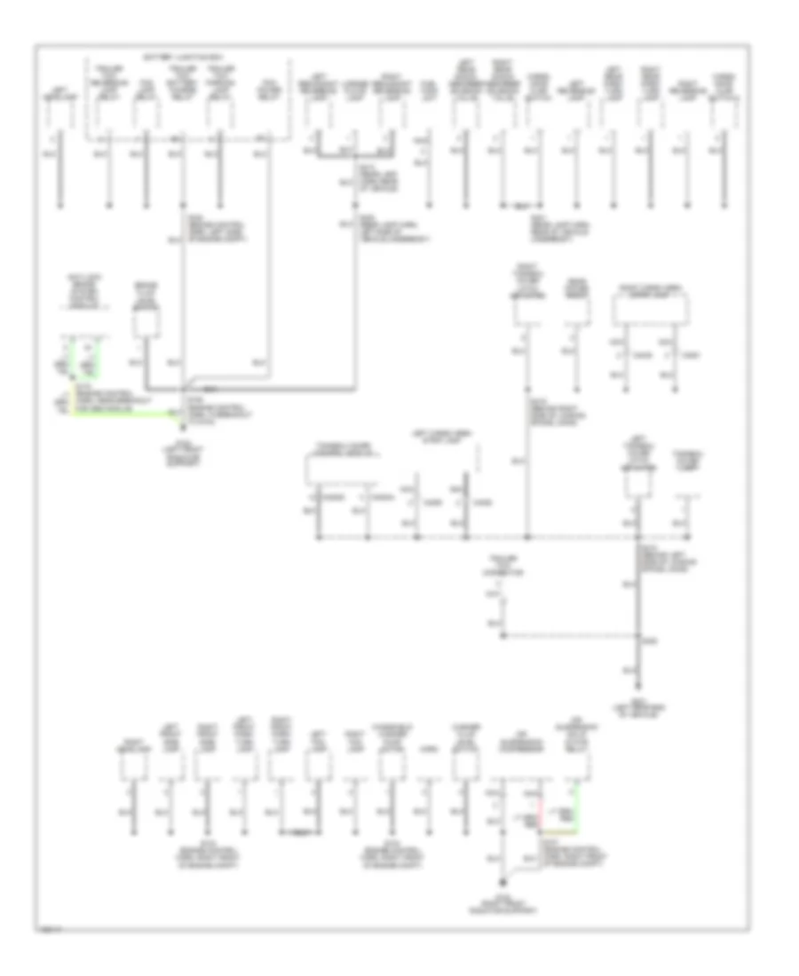 Ground Distribution Wiring Diagram 2 of 4 for Lincoln Blackwood 2002