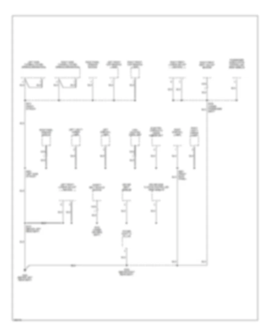 Ground Distribution Wiring Diagram (4 of 4) for Lincoln Blackwood 2002