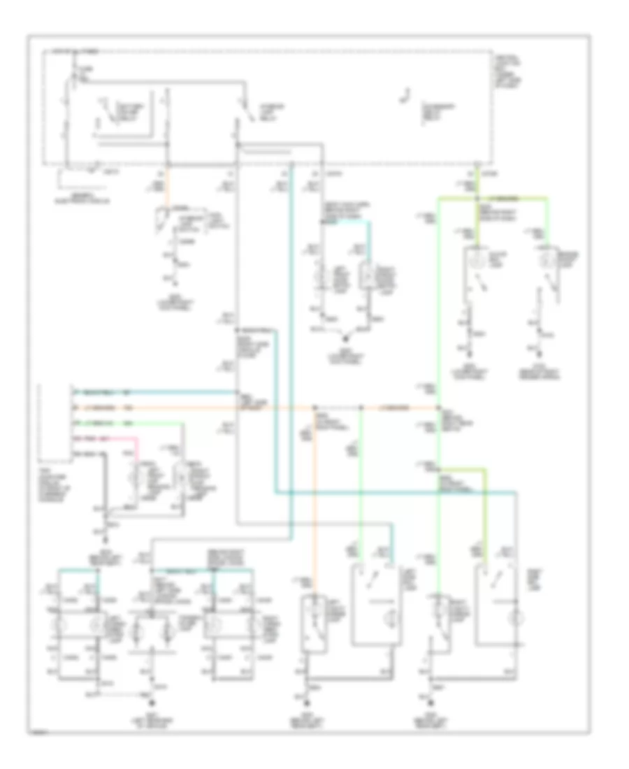 Courtesy Lamps Wiring Diagram 1 of 2 for Lincoln Blackwood 2002