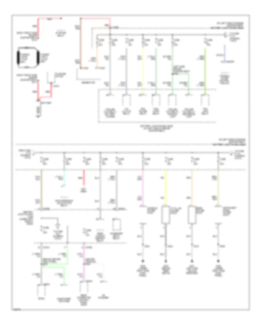 Power Distribution Wiring Diagram 1 of 5 for Lincoln Blackwood 2002