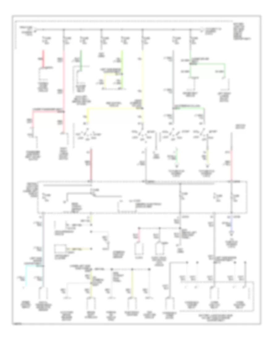 Power Distribution Wiring Diagram 2 of 5 for Lincoln Blackwood 2002