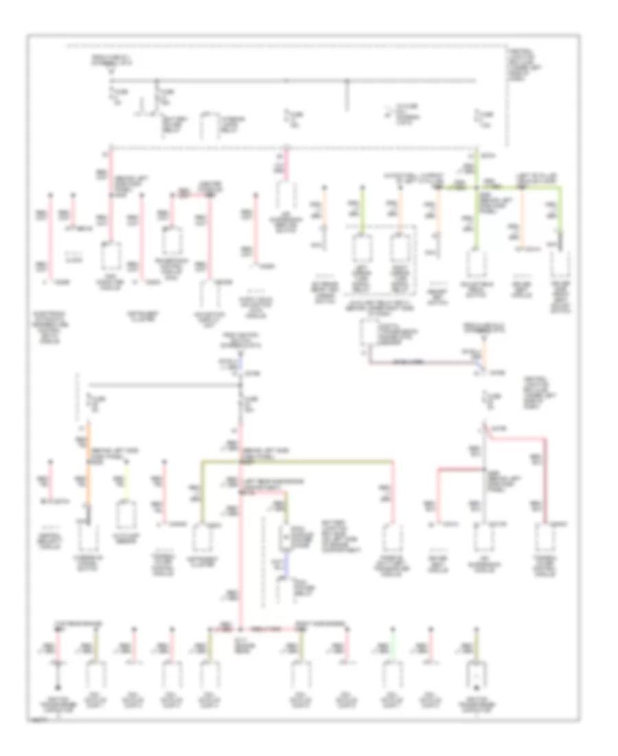 Power Distribution Wiring Diagram (3 of 5) for Lincoln Blackwood 2002