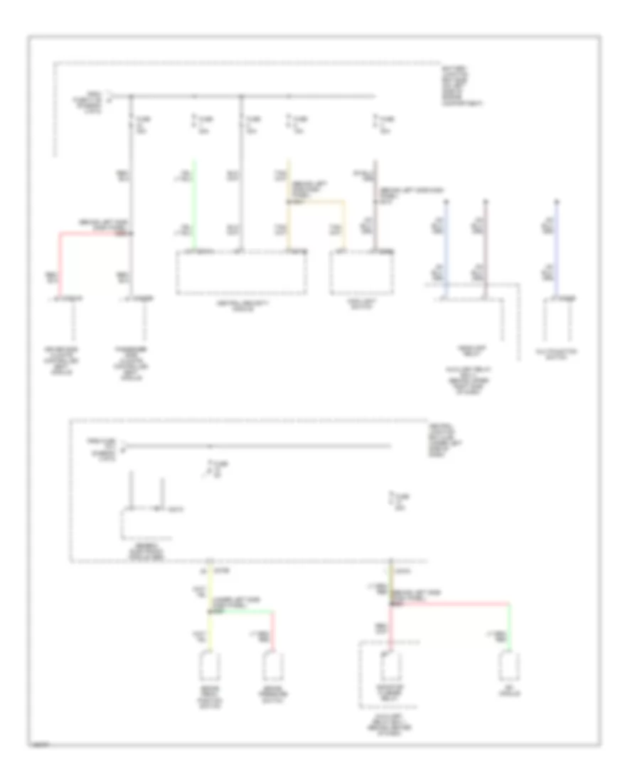 Power Distribution Wiring Diagram (5 of 5) for Lincoln Blackwood 2002