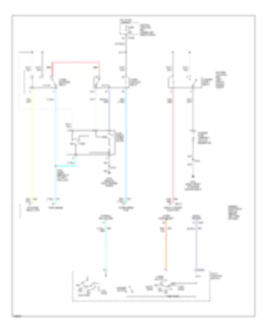 WiperWasher Wiring Diagram for Lincoln Blackwood 2002
