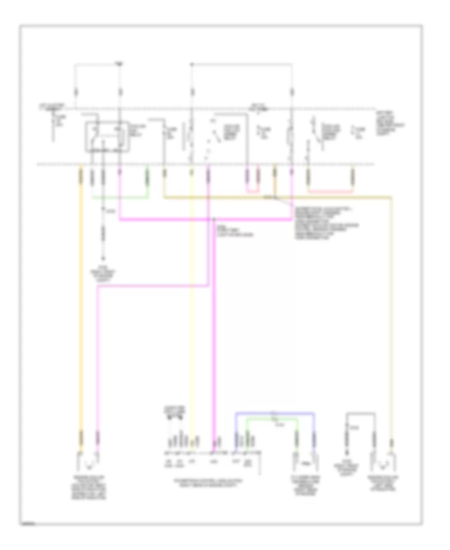 Cooling Fan Wiring Diagram for Lincoln Navigator L 2012